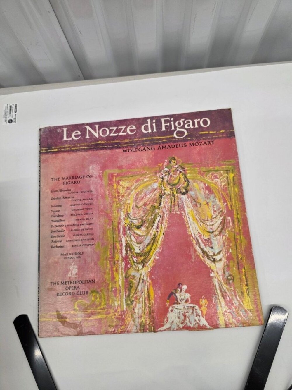 Mozart – Le Nozze di Figaro LP Record Metropolitan Opera Club Classical 33 RPM